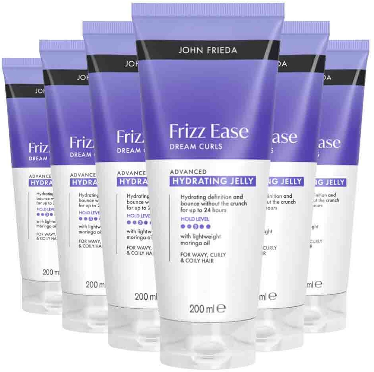 John Frieda - Frizz Ease Dream Curls Hydrating Jelly - 6 x 200 ml - Voordeelverpakking