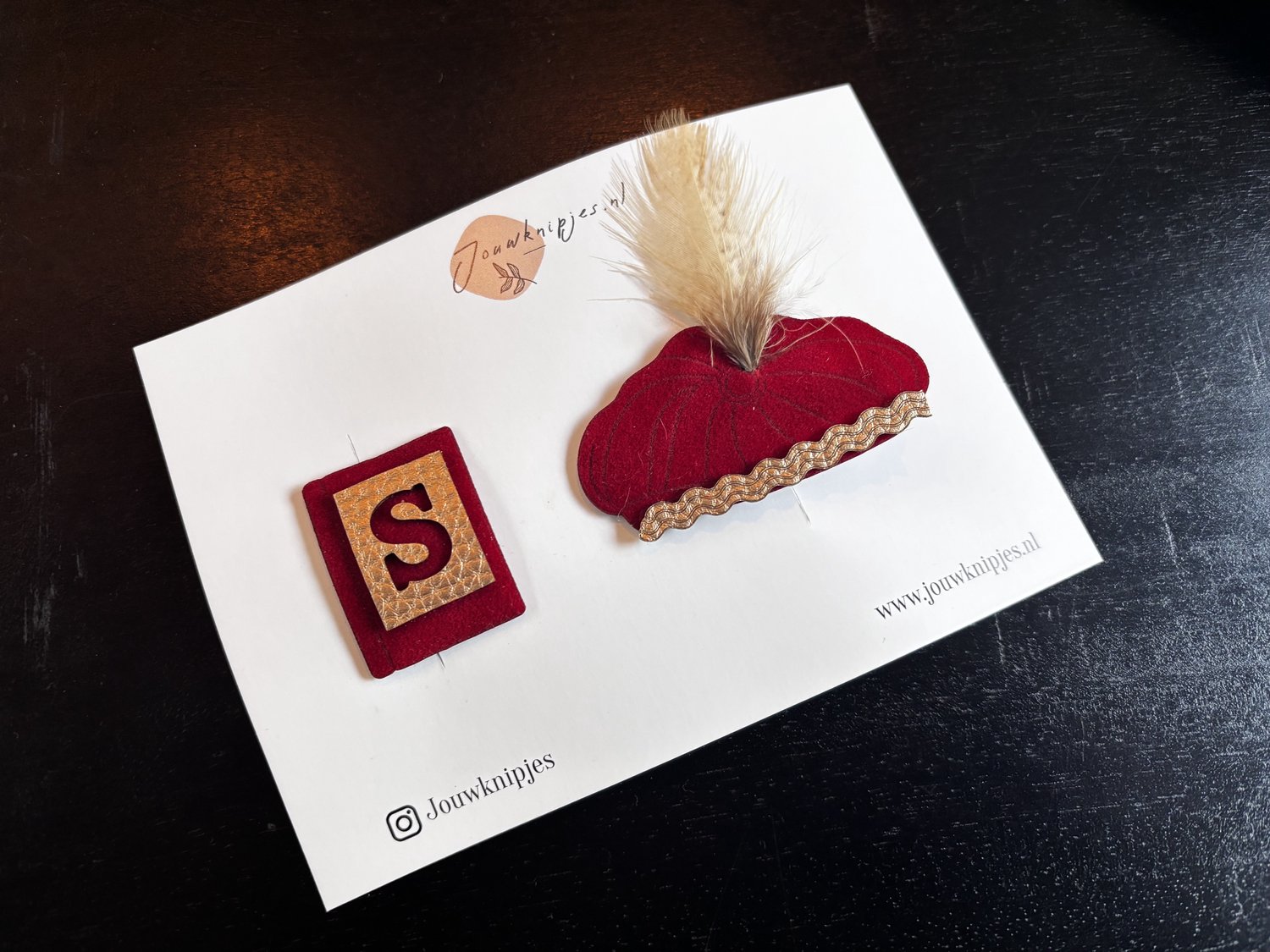 Boek van Sinterklaas en Pietenmuts - alligator en antislip - kinderknipjes - Sinterklaas haarspeldjes - schoencadeautjes sinterklaas - Sinterklaas knipjes- Haarspeldjes kinderen