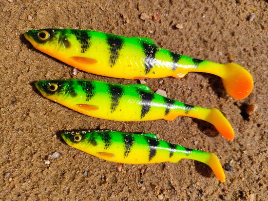 Savage Gear 4D Herring Shad 13cm Firetiger - Kunstaas voor Snoek & Baars — afbeelding 3
