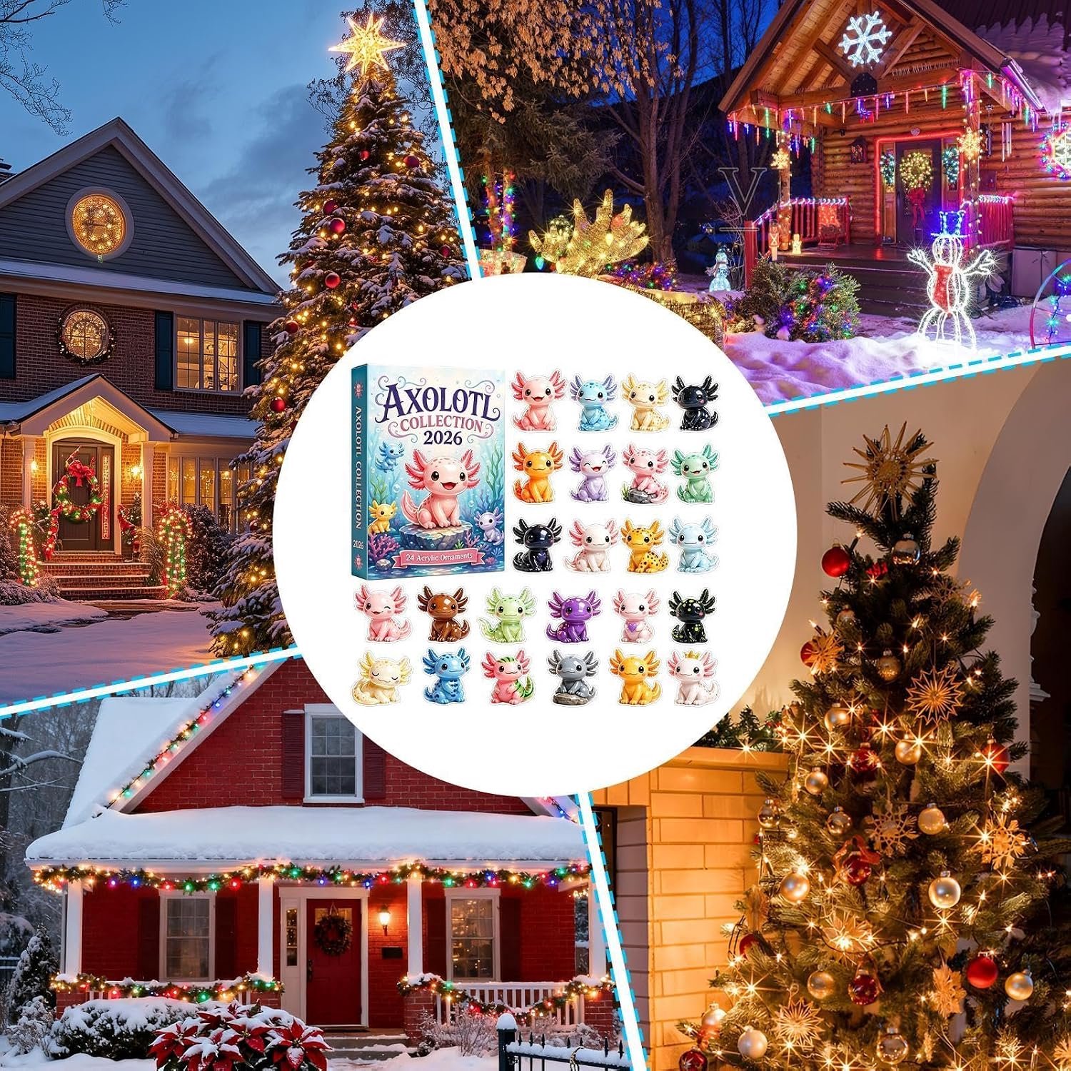Adventskalender 2026 - Adventskalenders - 24 Dagen Aftelkalenders - Ophangbaar - Kerstboomversiering – foto 3