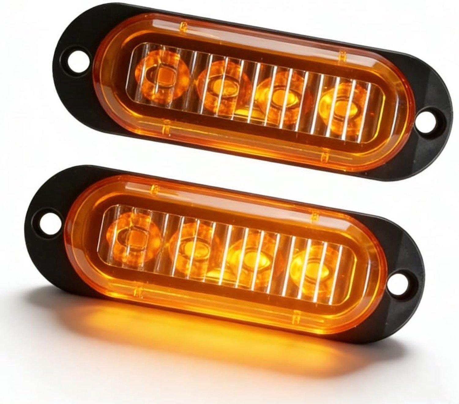 Amberkleurig Markeringslampen 12V-24V DC