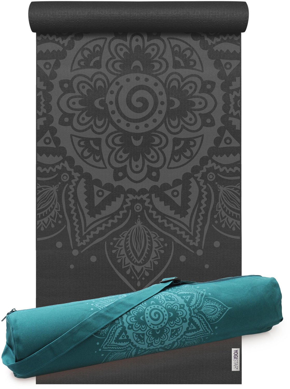 Yoga-Set Starter Edition - spiral mandala (Yogamatte + Yogatasche)