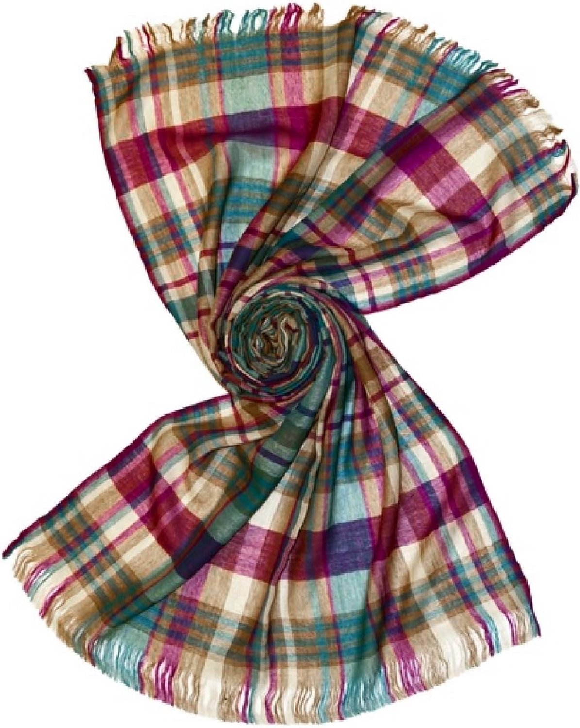 Lorenzo Cana Heren Sjaal - 50% Cashmere, 50% Wol - Multikleur