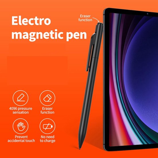 Digitale Stylus 4096 Drukniveaus - EMR-Pen - Handpalmafwijzing - Kantelondersteuning - Etsenfunctie - 1,3 Mm Vervangingstips - Tekenpen — afbeelding 5