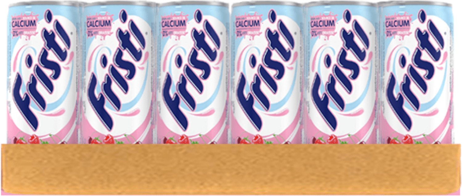 Fristi Rood Fruit Blik - 24x 25cl