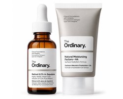 The Ordinary Gezichtverzorging 2 Pieces Set - The Ordinary Retinol 0,2% In Squalane 30ml and The Ordinary Natural Moisturizing Factors + HA 30ml