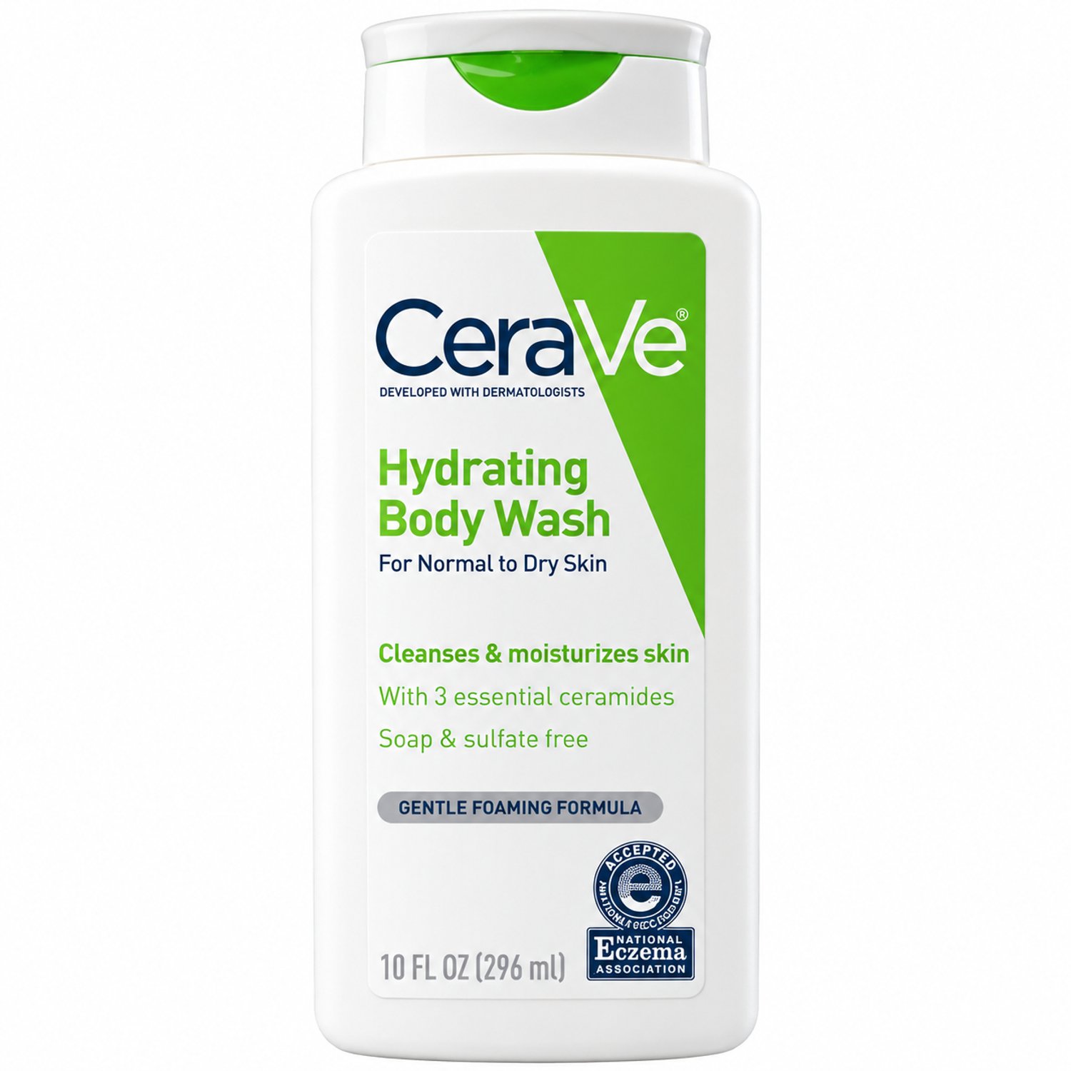 CeraVe Hydrating Body Wash Normaal to droge huid - Hydraterende douchegel - Hyaluronzuur - 296ml
