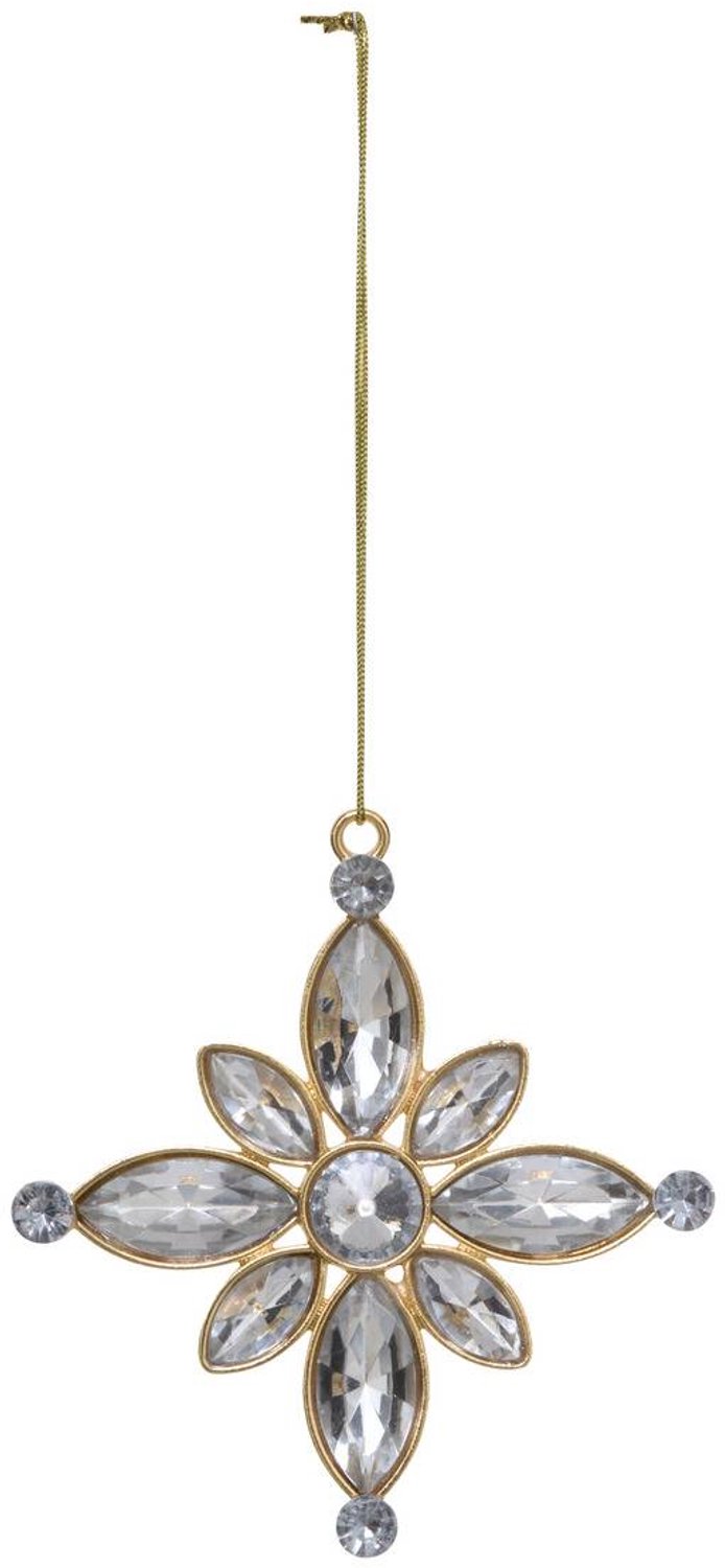 Atmosphera Créateur d'intérieur® SDN METAAL ETOILE STRASS 9CM Dore