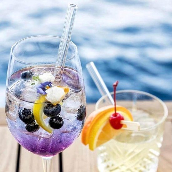 Glazen Rietjes 15cm - Set van 50 - Borosilicaat Glas - Herbruikbaar — cadeau in Cadeau-ideeën - foto 3