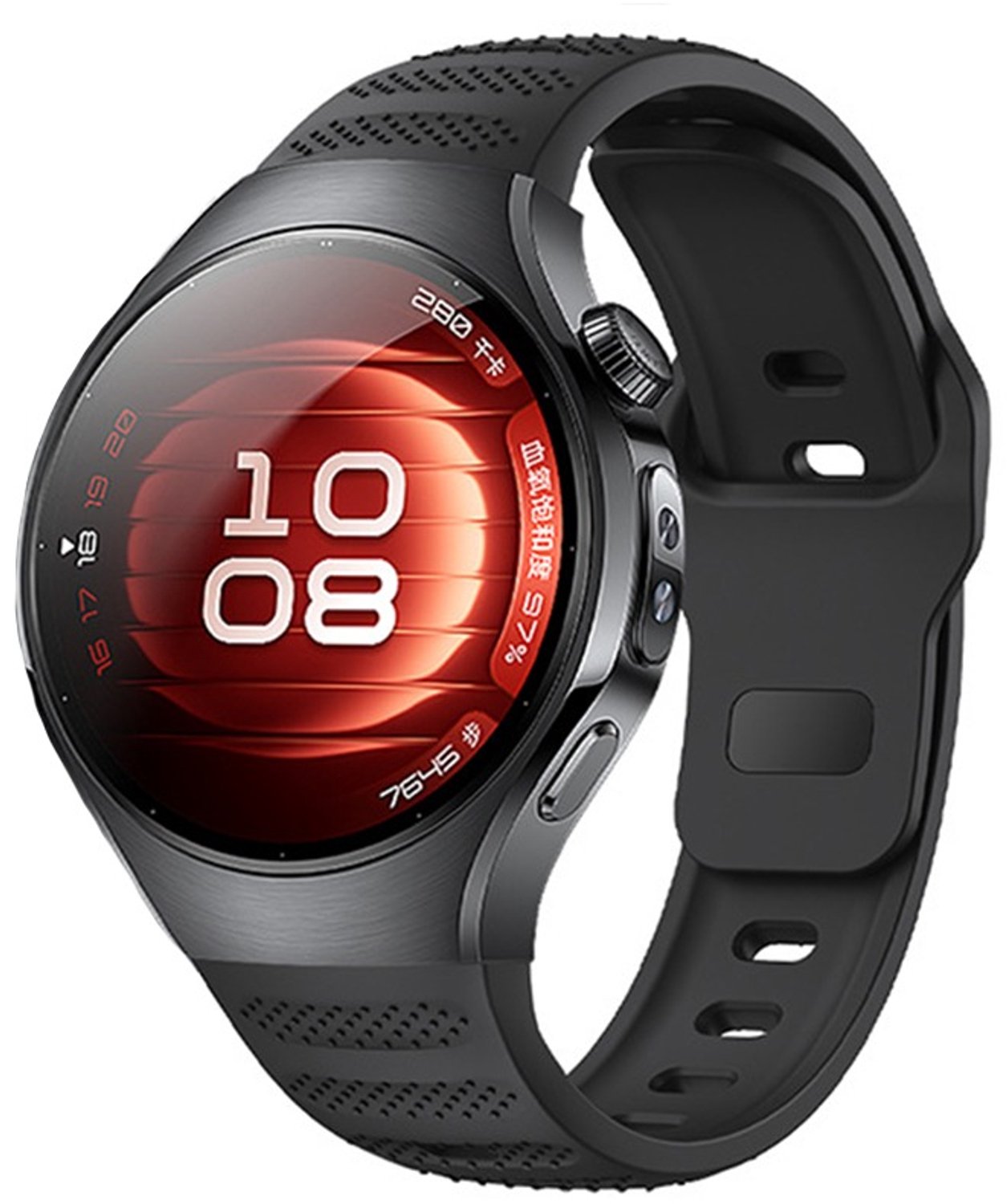 Compatibele siliconen band voor Huawei WATCH 5 (42mm) - Sportieve vervanging