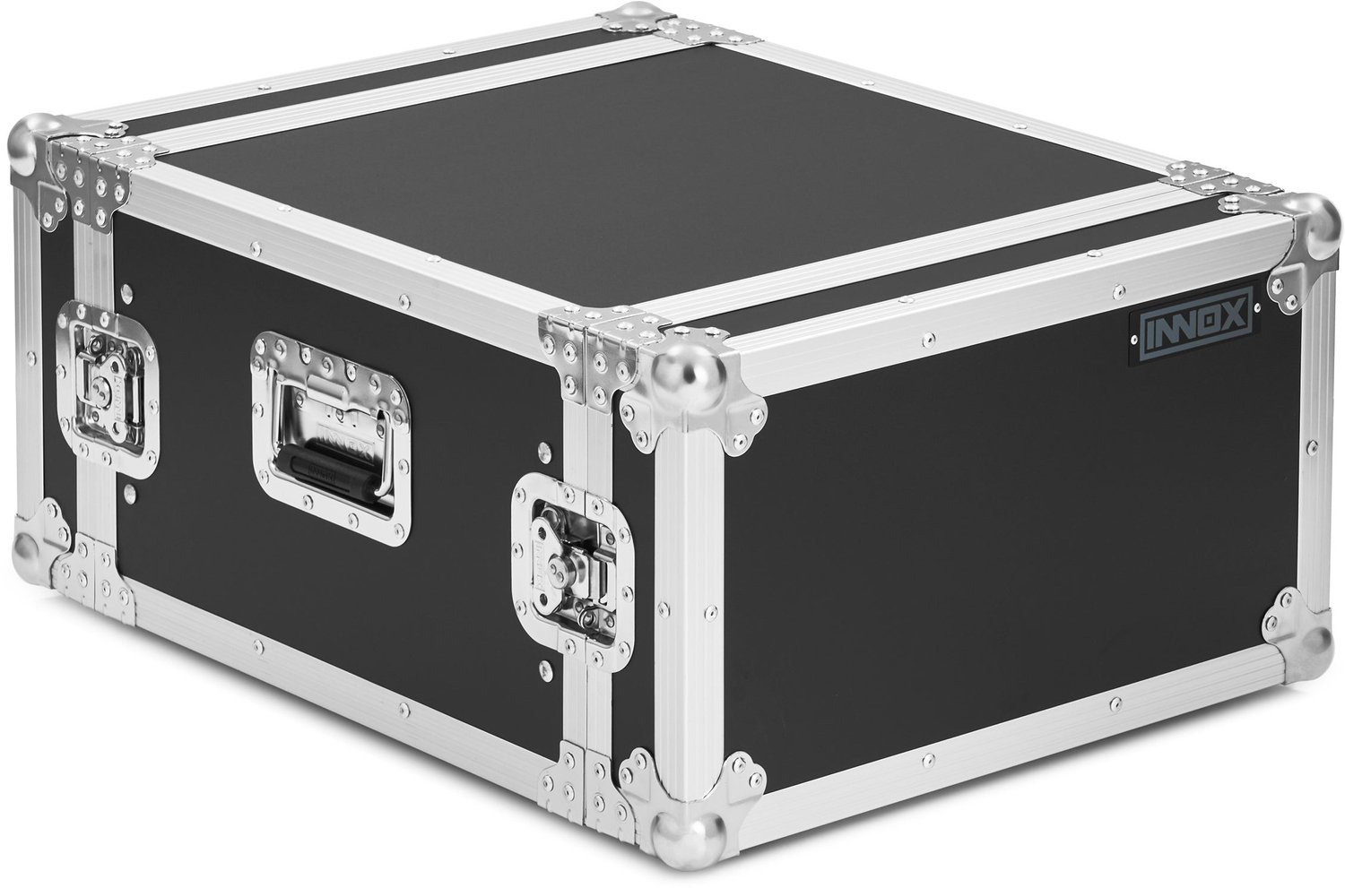 19 inch rack 6U 50 cm diep - incl. 14x rackware - Multikleur Innox