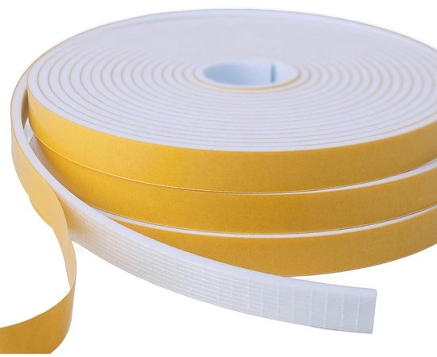 Tochtstrip voor Deur - Afdichtingstape - Tocht weren - Zelfklevend - 15 Meter Rol - Wit