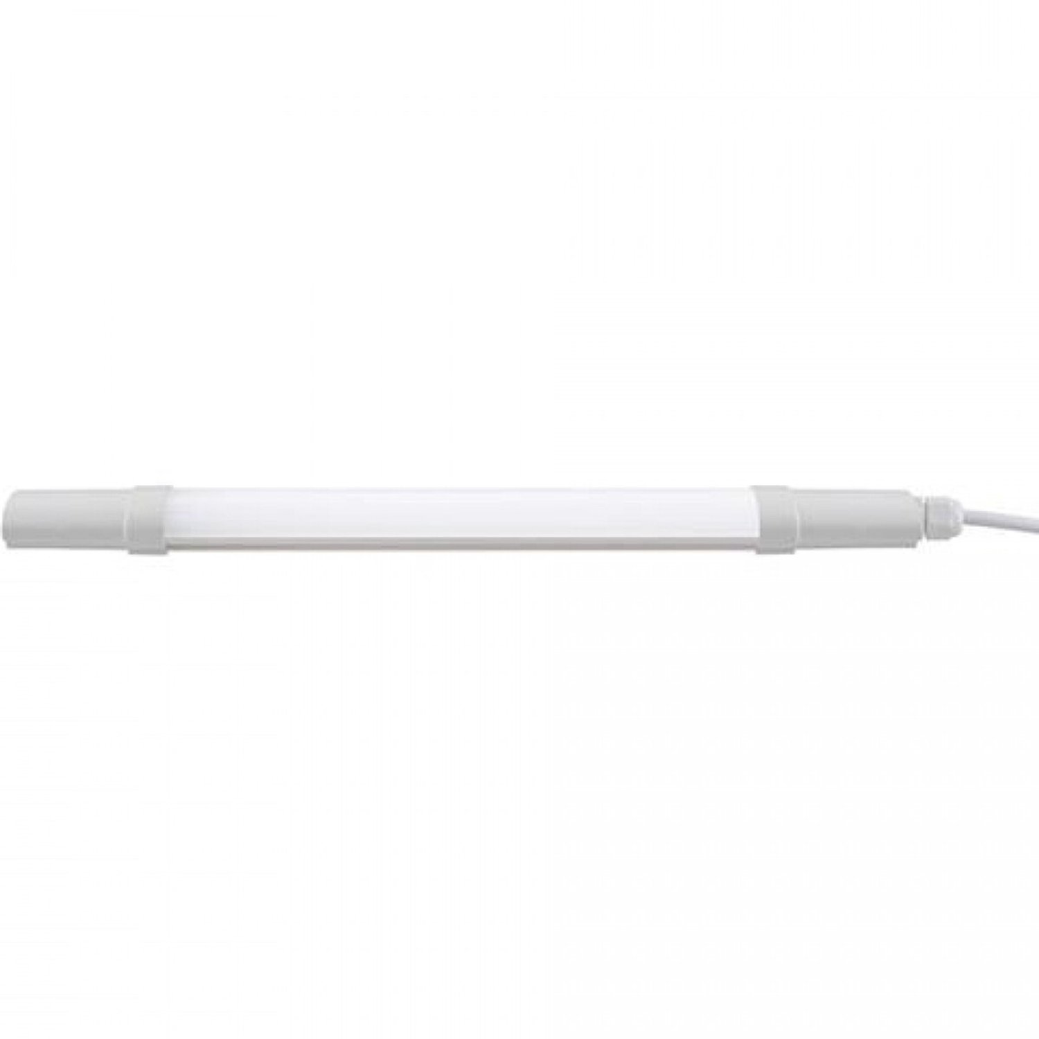 Qualu LED TL Armatuur - LED Balk - Irma - 18W - Waterdicht IP65 - Helder/Koud Wit 6400K - Kunststof - 60cm