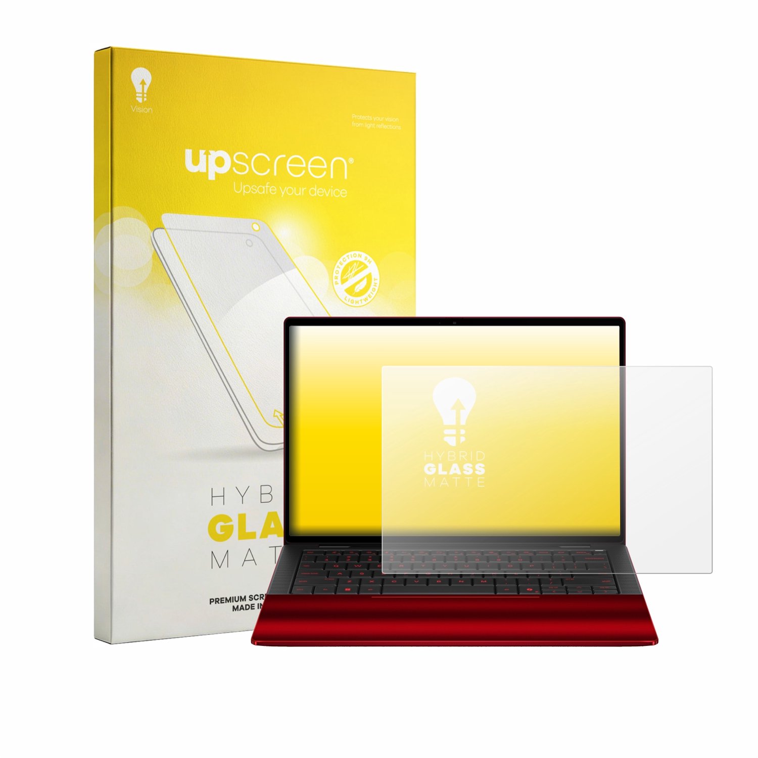 upscreen - Screenprotector voor HP Scuderia Ferrari Notebook - Folie Beschermfolie Beschermglas matte