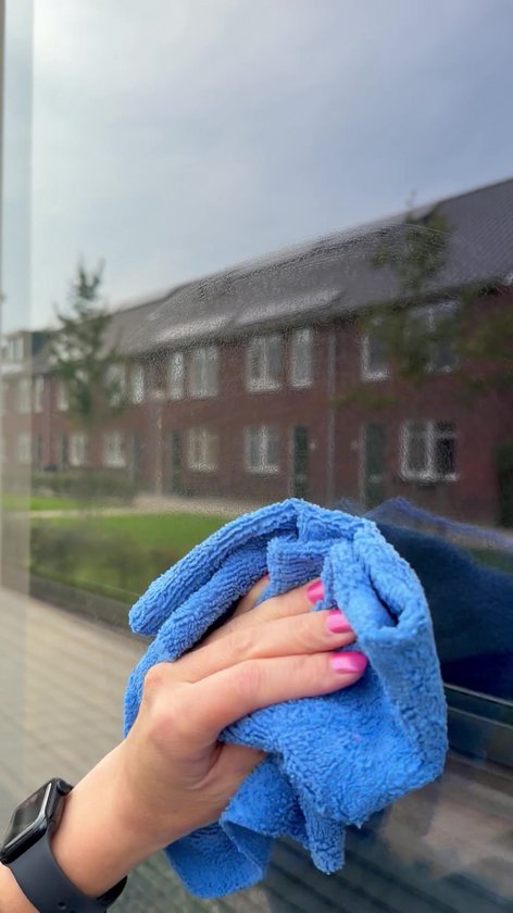 Ramenset raamdoeken microvezel glasdoeken droogdoek ramen
