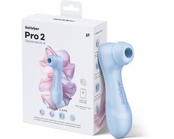 Satisfyer Pro 2 Generation 4 App | Drukgolfvibrator | Vibrator met App en 4 opzetstukken | De nieuwste versie van de iconische Satisfyer Pro 2