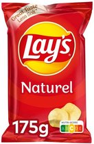 Lay's Naturel - Chips - 8 x 175 gram