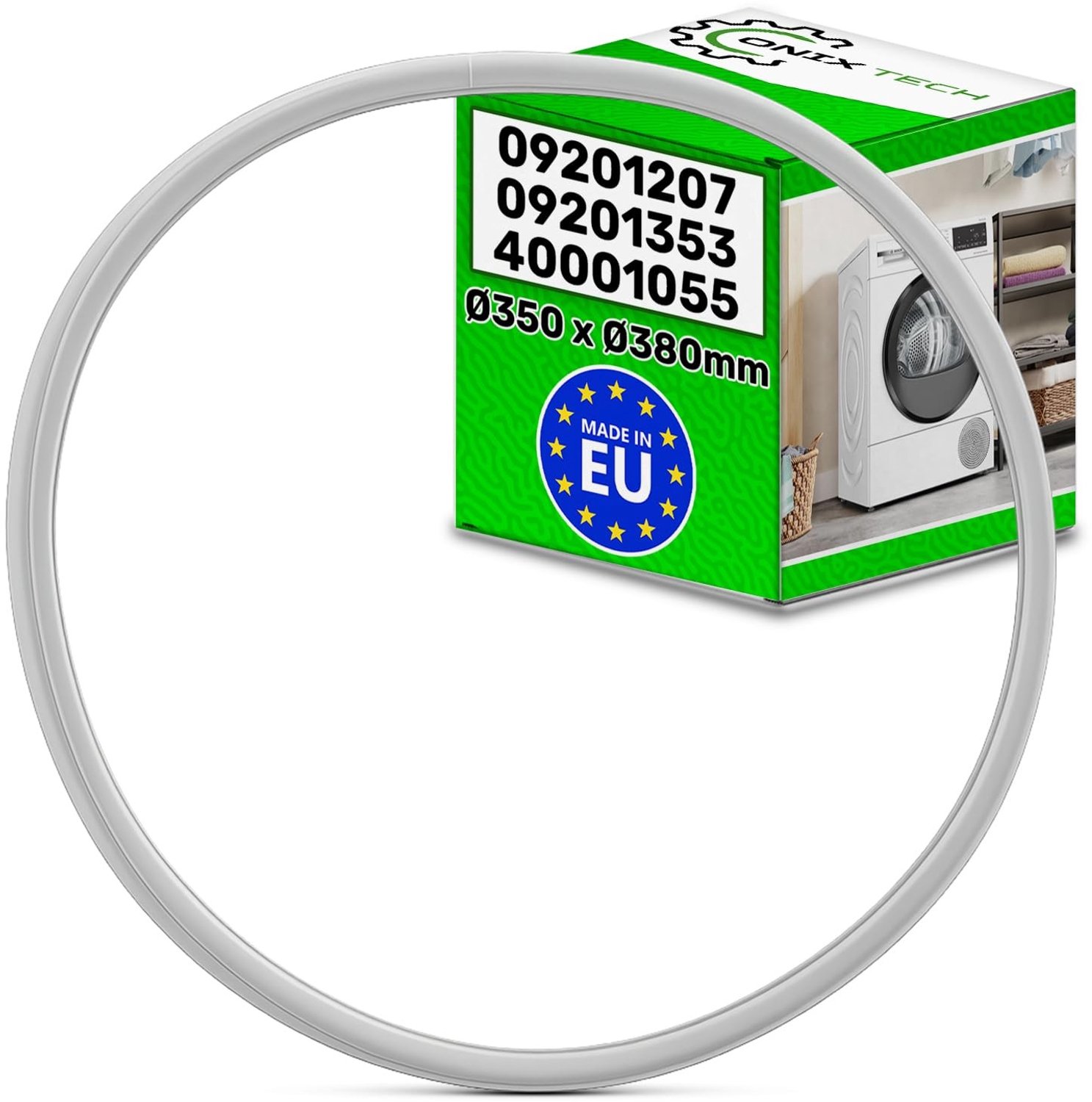 Rubberen Afdichting voor Wasdroger Ø 350 mm