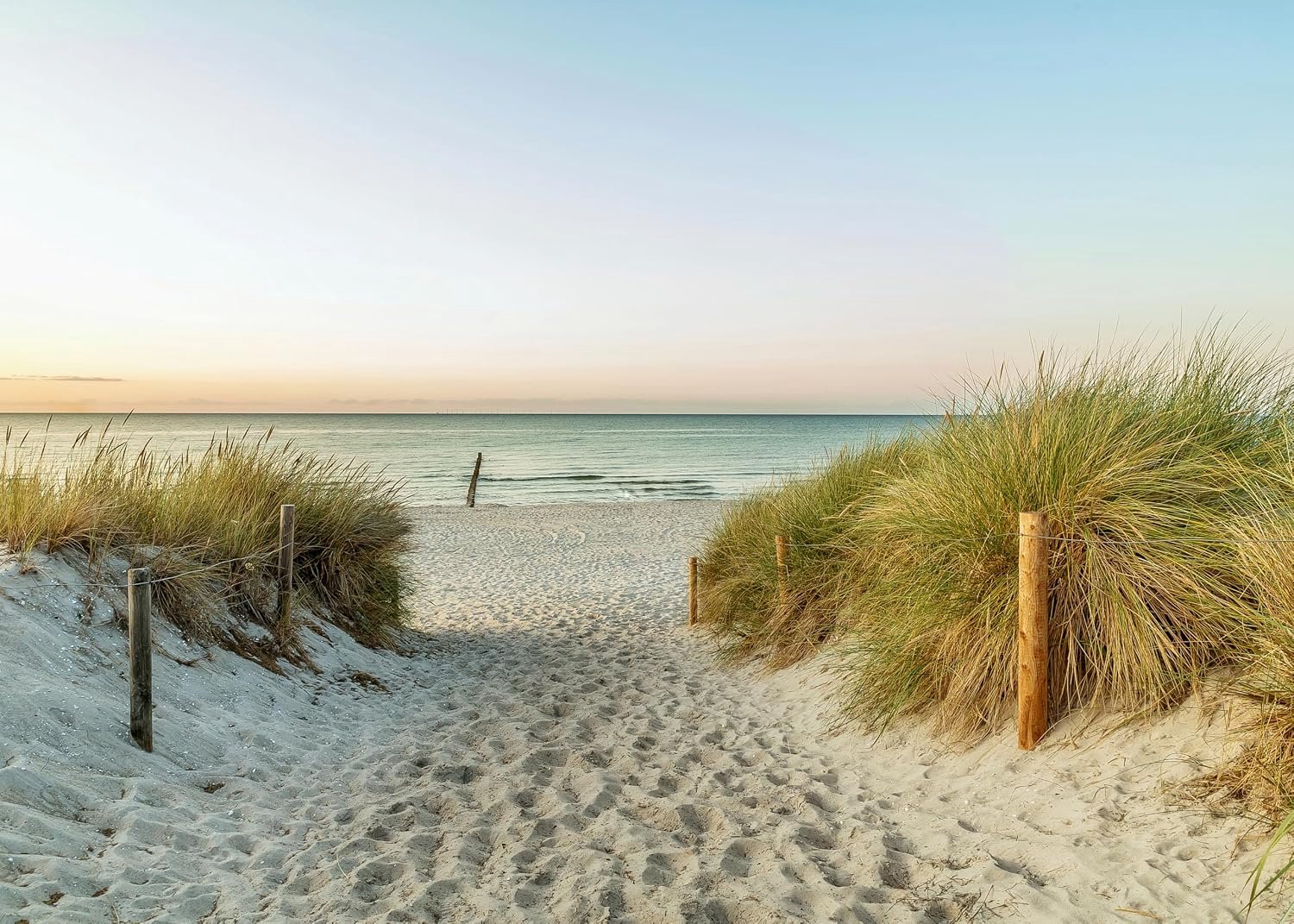 Rasch Fotobehang Zee Strand Duinen Landschap 2.65x3.71m