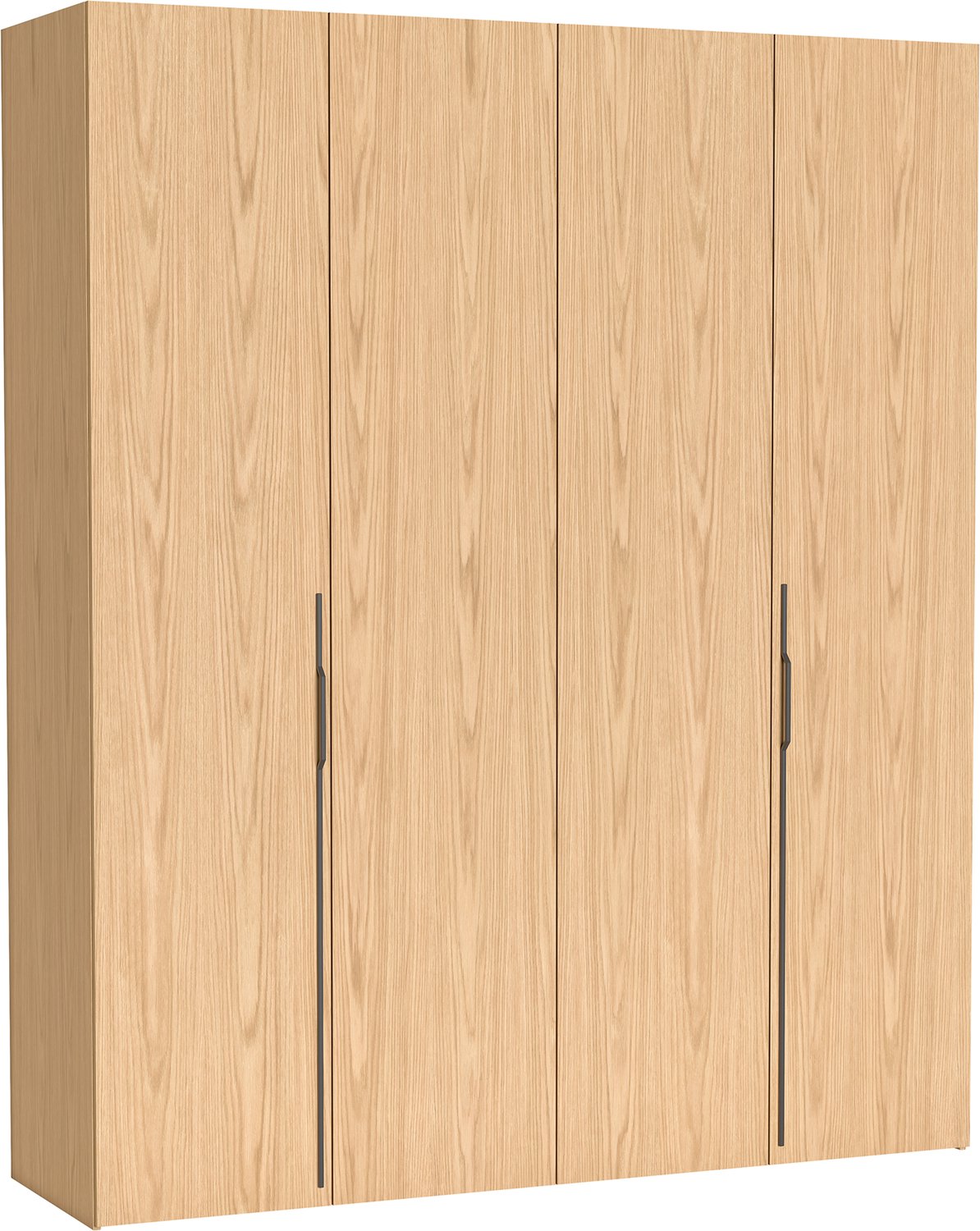 Selsey Bari – Kledingkast met 3 lades, 2-deurs, bookmatch eiken, 200 cm