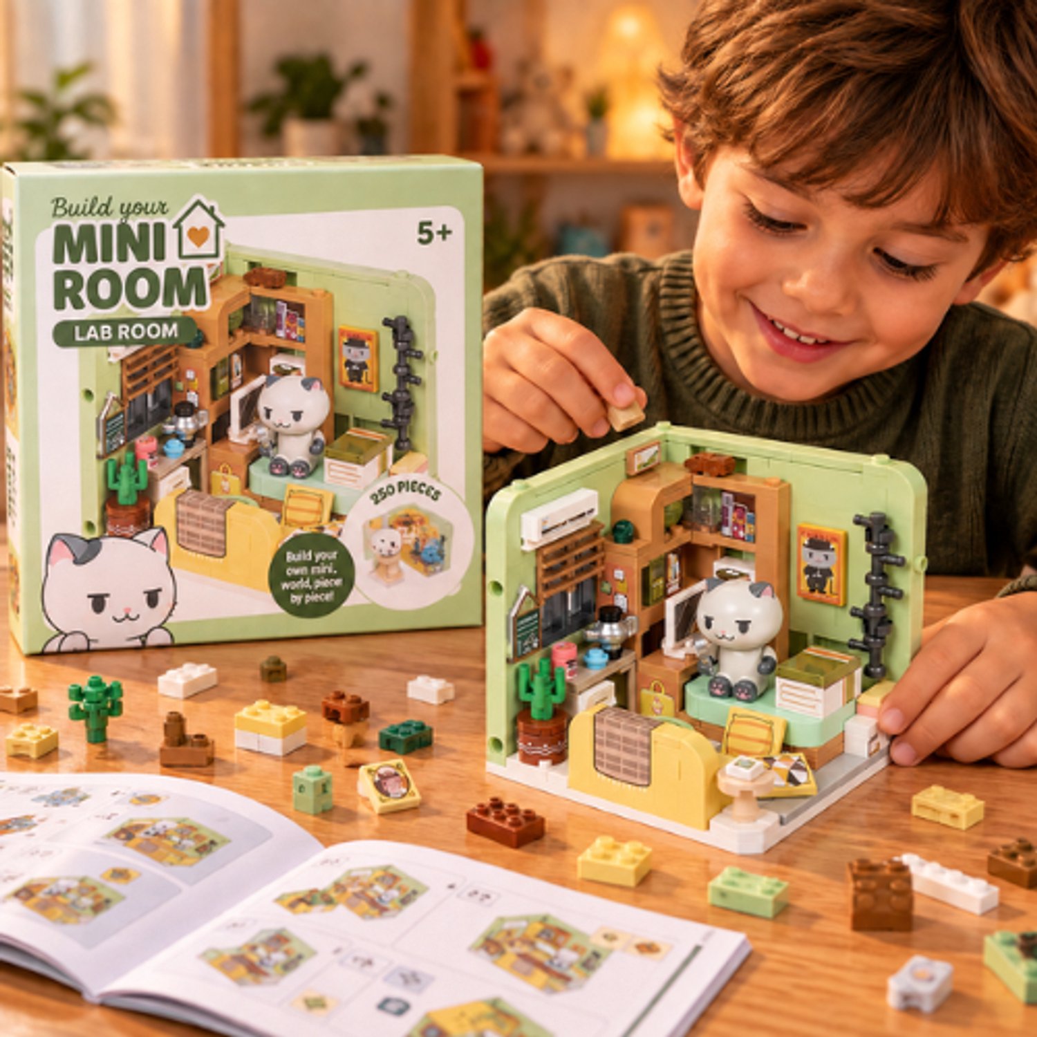 Build your Mini Lab Room 250 bouwblokjes