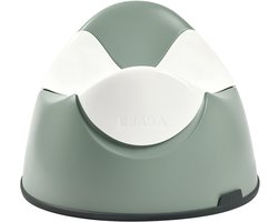 Béaba Ergonomisch Potje - Plaspotje voor de Zindelijkheidstraining vanaf 8 Maanden - Uitneembare Binnenpot om Snel te Legen - Antisliprand voor een Stabiele Stand - 3 Grepen en Draaghandvat - 28,5 x 21 x 33 cm - Groen