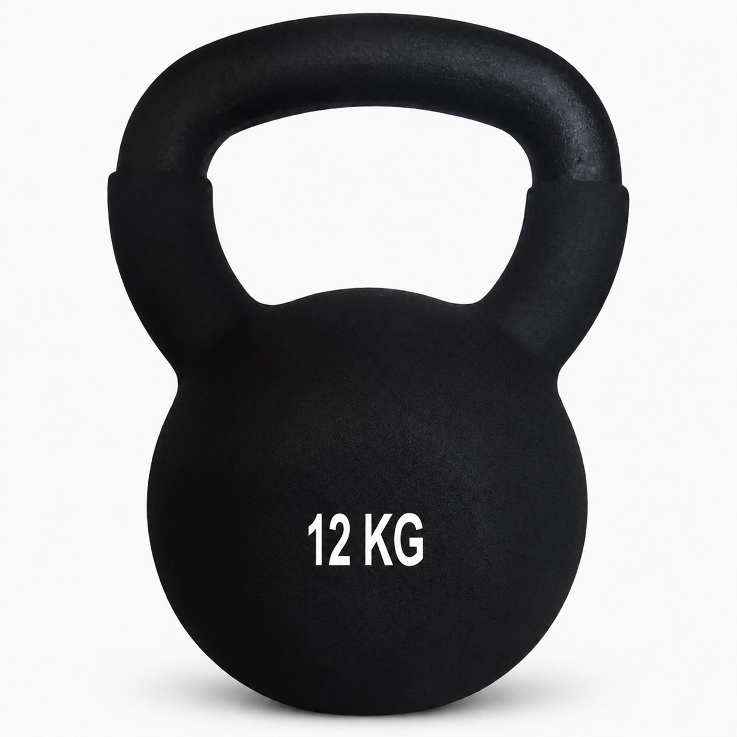 Prival Kettlebell 12KG – Gietijzeren Kettlebell – Fitness Gewicht – Krachttraining, CrossFit & Home Gym – Zwart