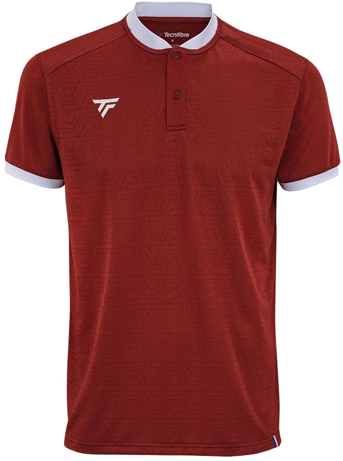 Tennispolo Tecnifibre Men Team Mesh Cardinal-S