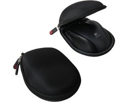 Draagbare Hard EVA Opbergtas met Carabiner voor Logitech Draadloze Marathon M705 Muis, Compact en Beschermend Accessoire