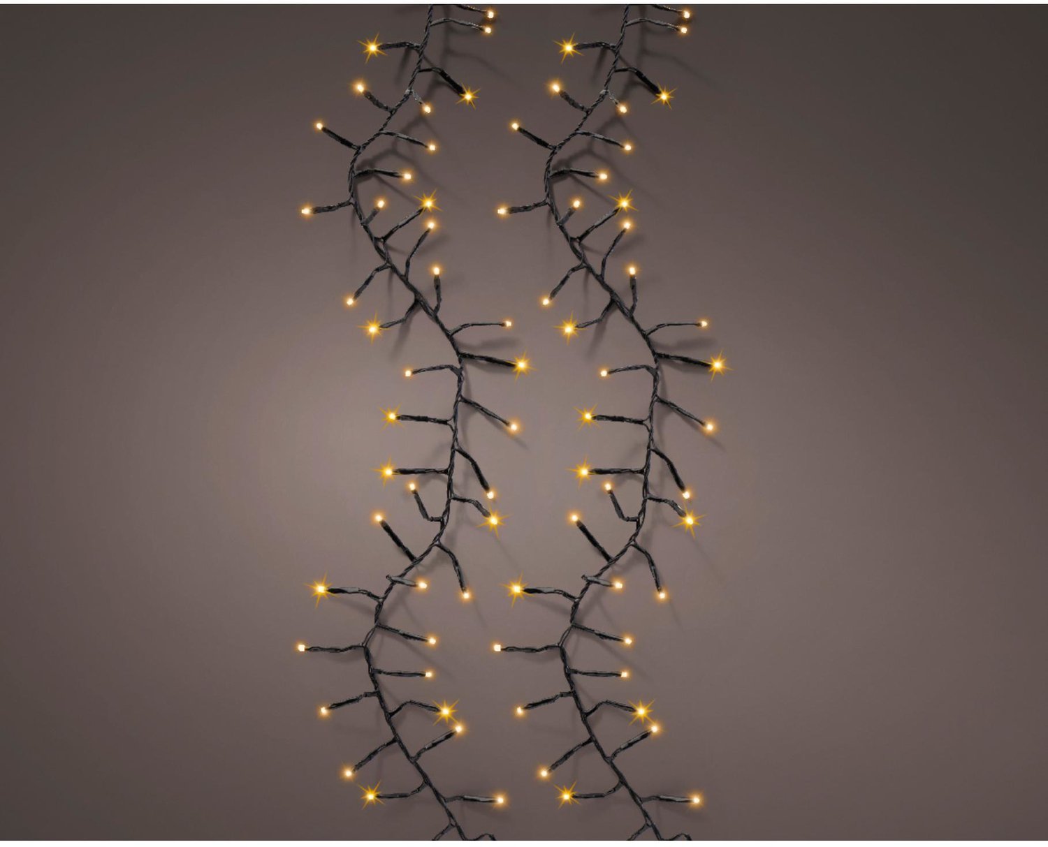LED excellent lights pvc lichtsnoer met twinkel effect voor buiten 1000cm.
