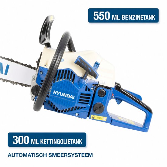 Hyundai CS6220G Benzine Kettingzaag 61,5 cc – 50 cm – 3,9 pk — afbeelding 3