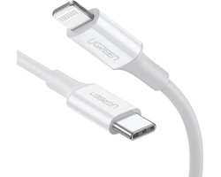 Ugreen 10493 Lightning-kabel 1 m Wit