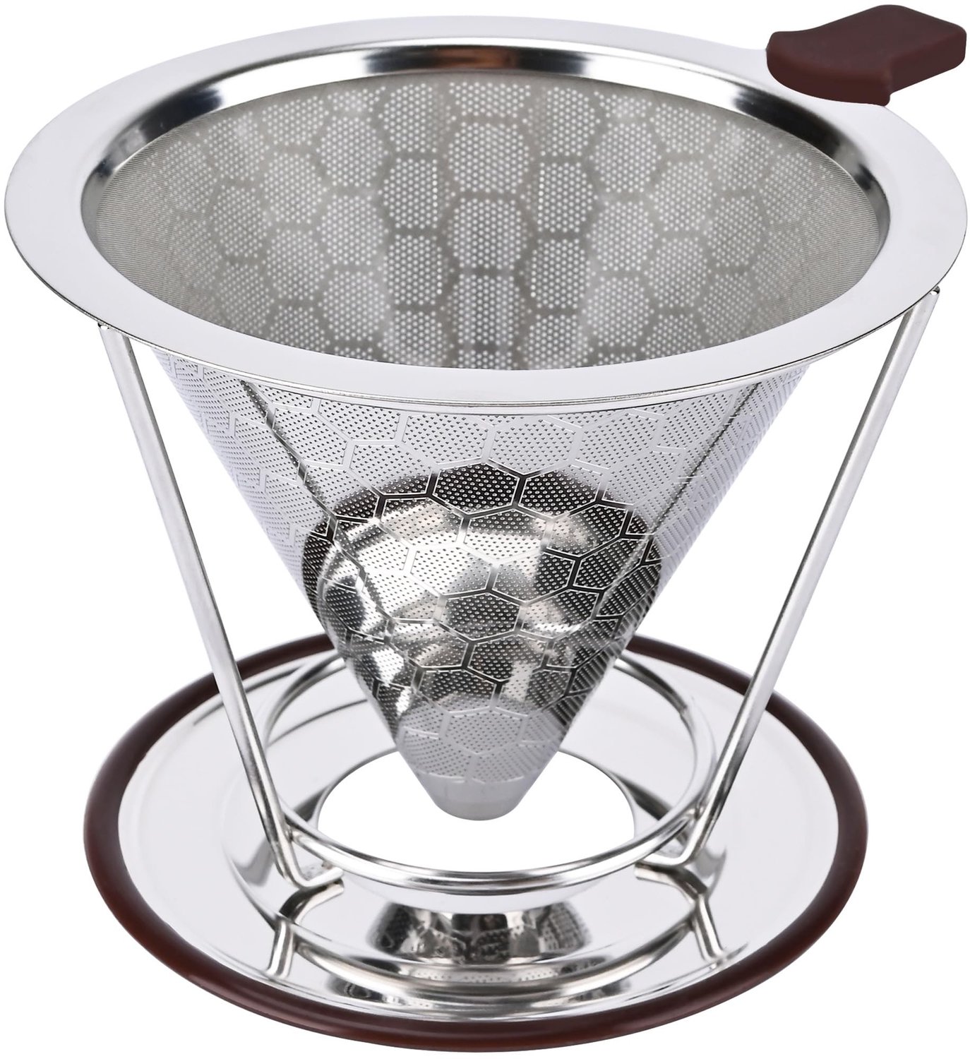 RVS Pour Over Koffiedruiper voor Perfecte Koffie