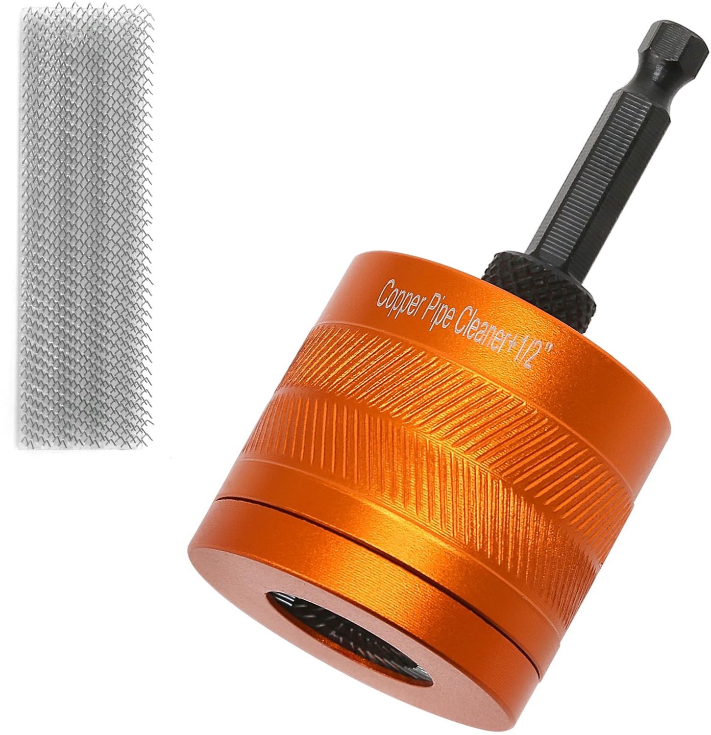 Koperen Pijpreiniger Hexagonaal 1/2 inch voor Boormachine - Inclusief Reserveborstel