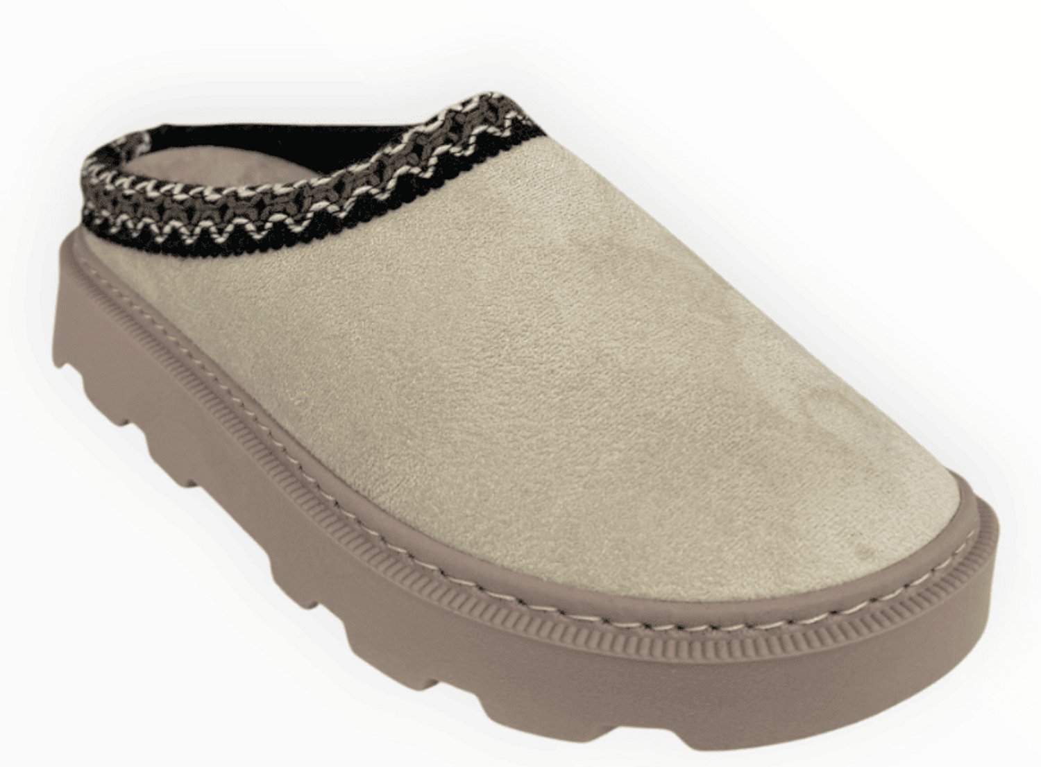 Double Heart Dames Pantoffel | Beige | Maat: 39