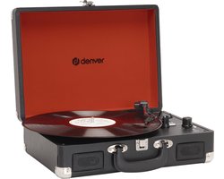 Denver Platenspeler - Ingebouwde Speakers - Incl. PC Software - Auto-stop - Retro - VPL120 - Zwart