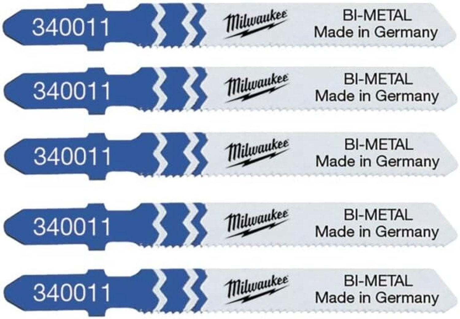 Milwaukee Traditionele decoupeerzaagbladen 55 x 1,2 mm T 118 AF - 5 stuks - 4932340011