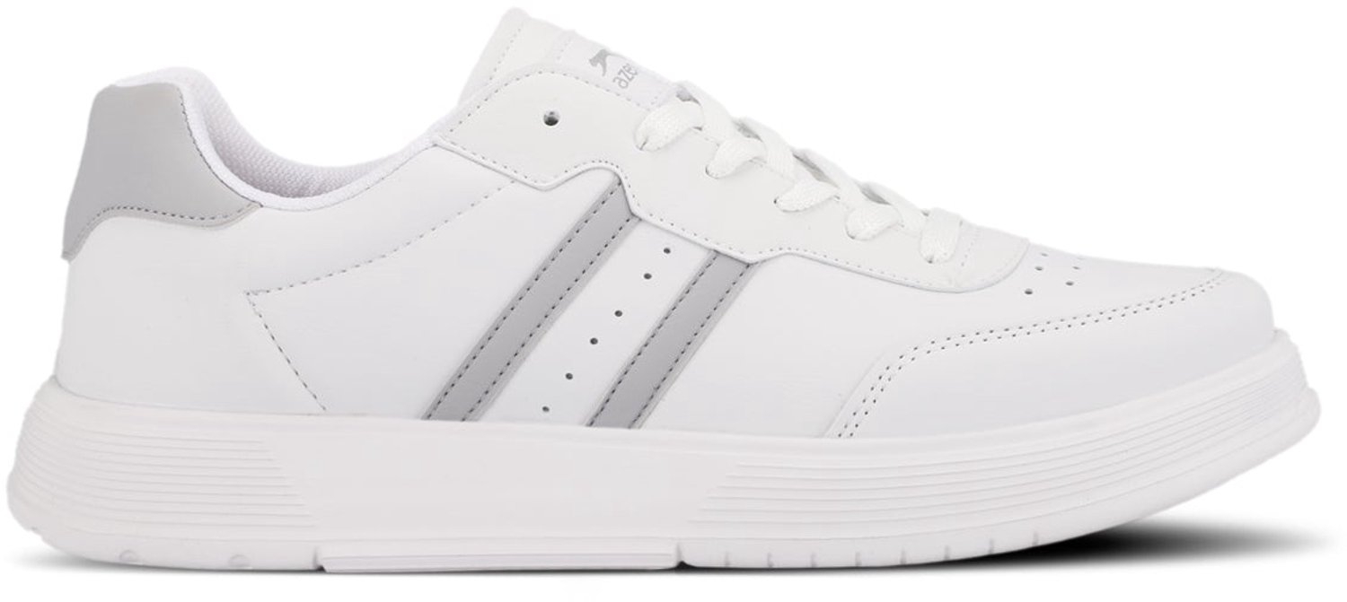 Slazenger Zipper Heren Sneakers - Wit / Grijs
