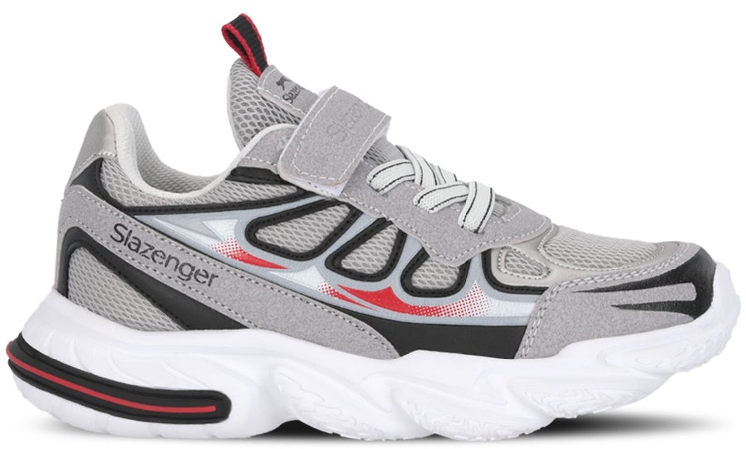 Slazenger Kafka Kinder Sneakers - Grijs / Zwart