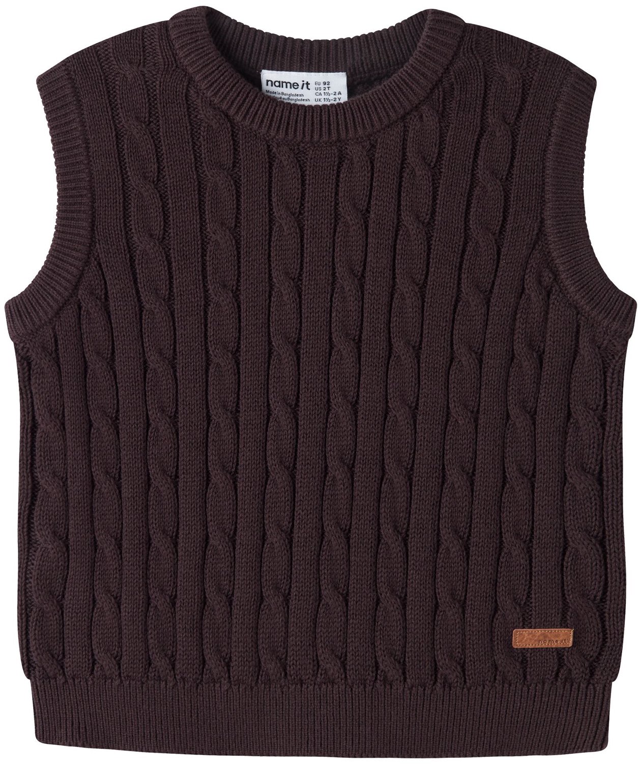 Name It - Spencer - NMMRAFFAT - Knit - Chocolate Plum - Maat 98