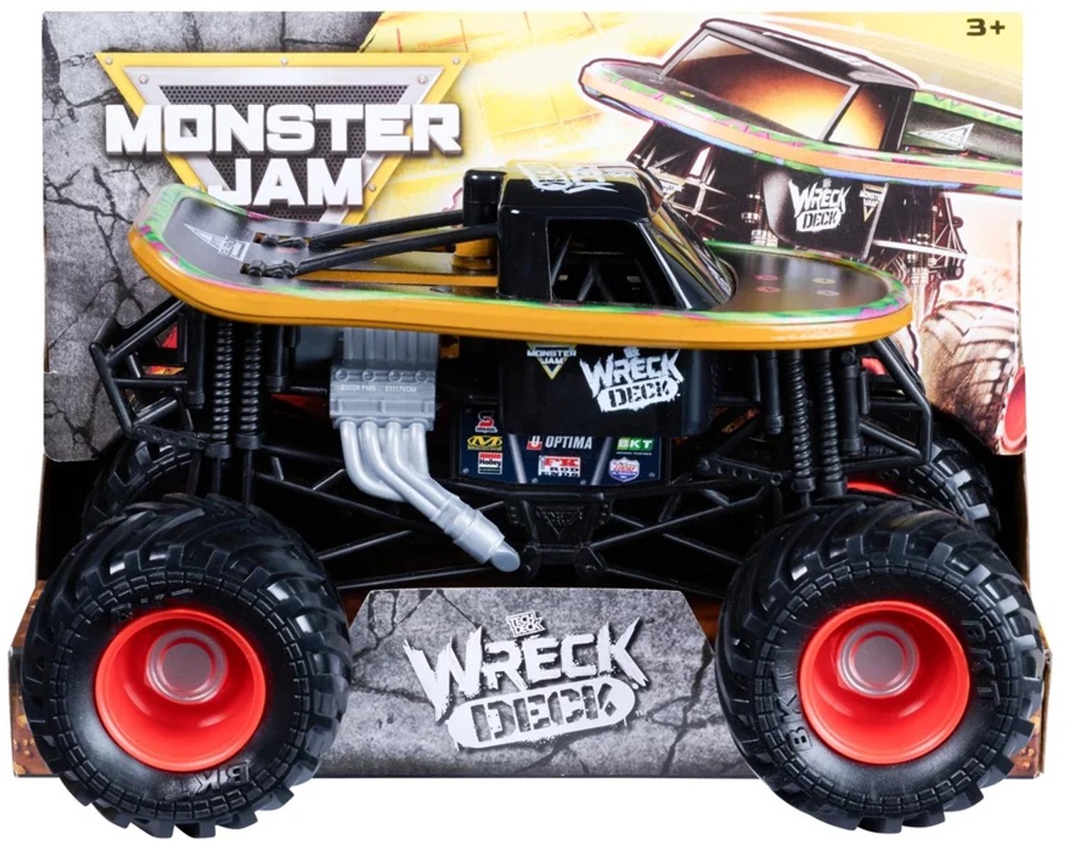 Hot Wheels monster jam truck Wreck Deck - monstertruck 19 cm schaal 1:24