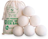 Balles de séchage Mr. Green Mind 100 % laine, durables, réutilisables et économes en Énergie– Set de 6 – Alternative naturelle à l'adoucissant