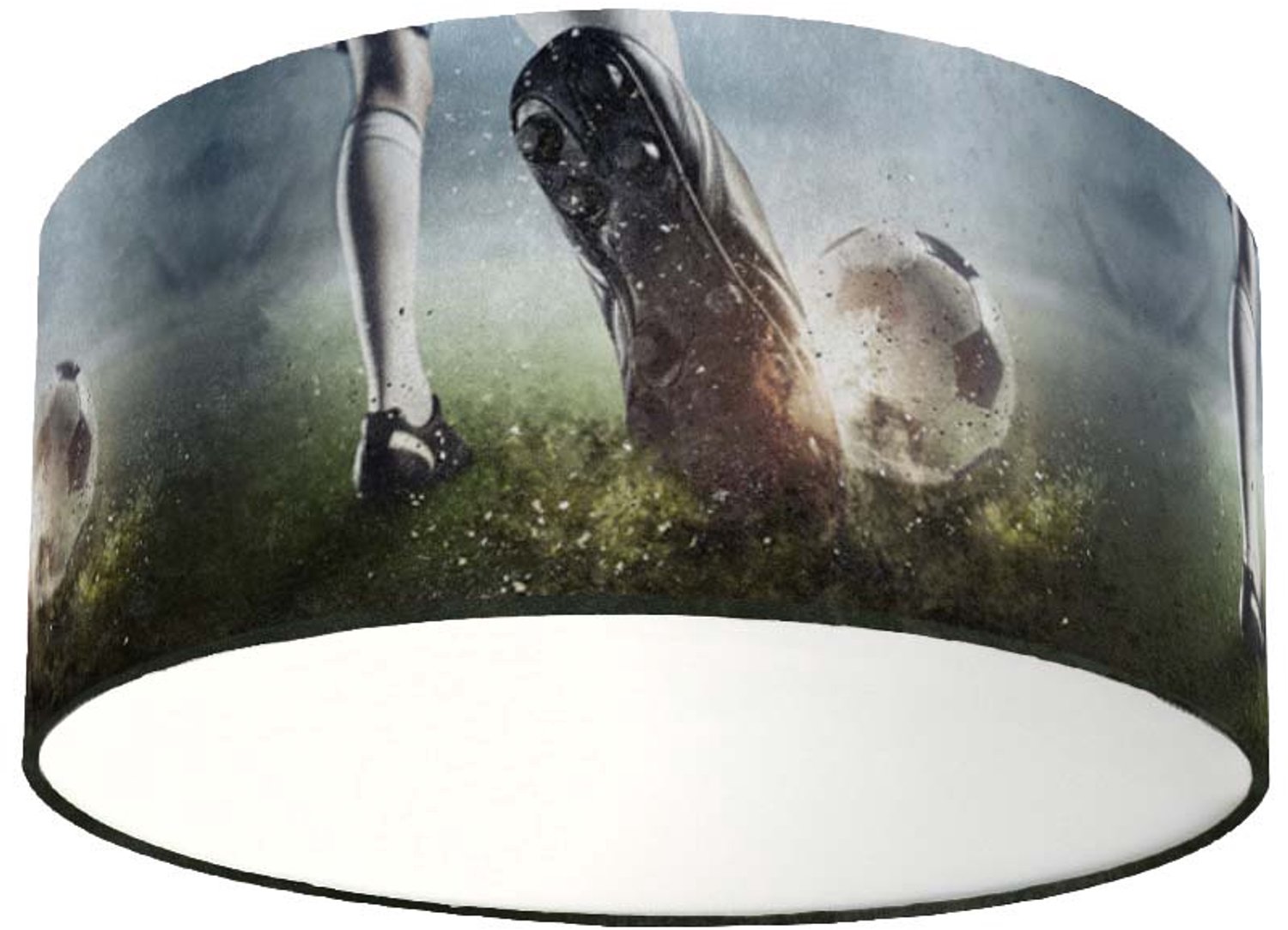 Plafondlamp voetbal schoen-sfeerverlichting-incl diffuser-voetbalschoen-kinderkamer-lamp-incl plafondfitting