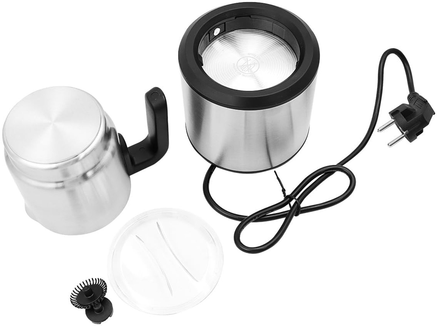 Afneembare Melkopschuimmachine - 4-in-1 Automatische Roestvrijstalen Melkopschuimer