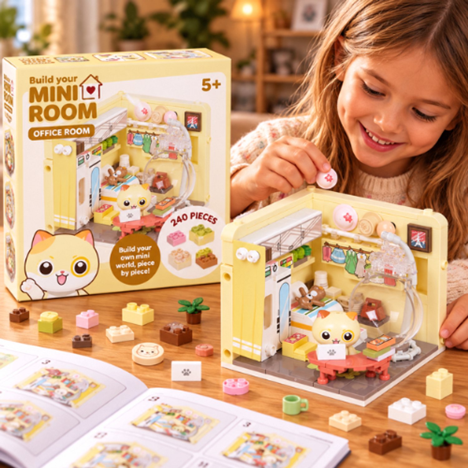 Build your Mini Office Room 240 bouwblokjes