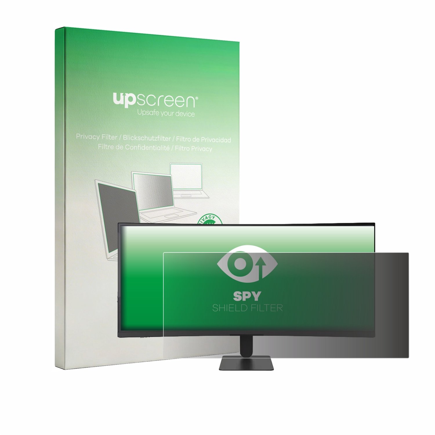 upscreen - privacyscherm voor LG UltraWide 34U601B - privacy filter screenfilter Blauwlichtfilter