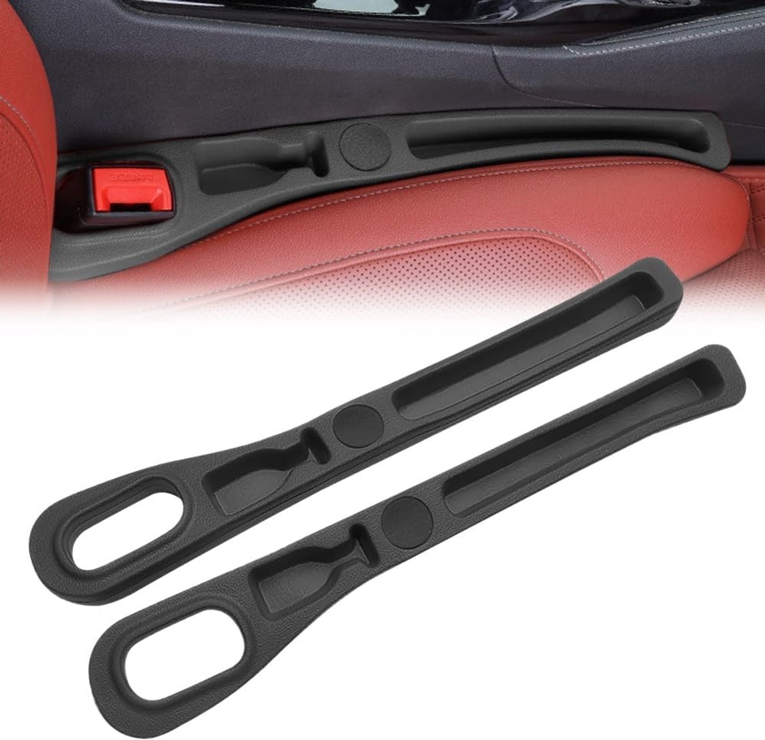 Set van 2 Auto Zitplaats Organizers en Vulstukken