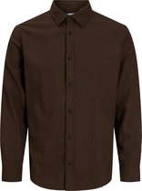 Field shirt regular fit - twill - bruin (mulch)