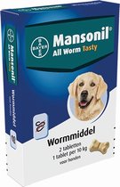 Mansonil All Worm Tasty - Hond - 2 Tabletten