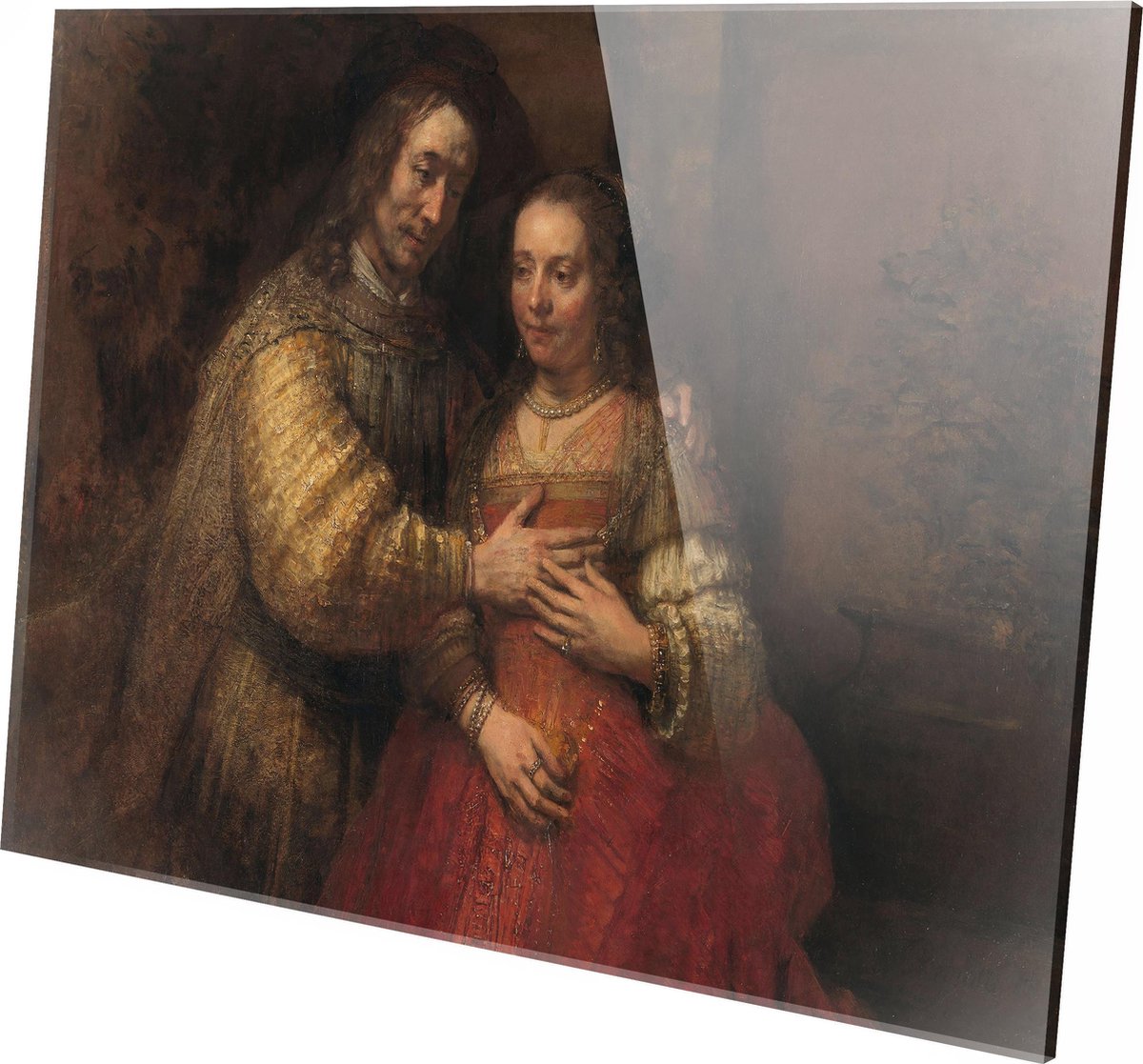 Het Joodse Bruidje | Rembrandt Van Rijn | Ca. 1665 - Ca. 1669 | Plexiglas  |... | Bol.Com